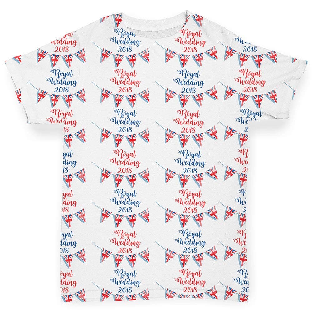 TWISTED ENVY Baby Boy Clothes Royal Wedding 2018 Bunting Pattern