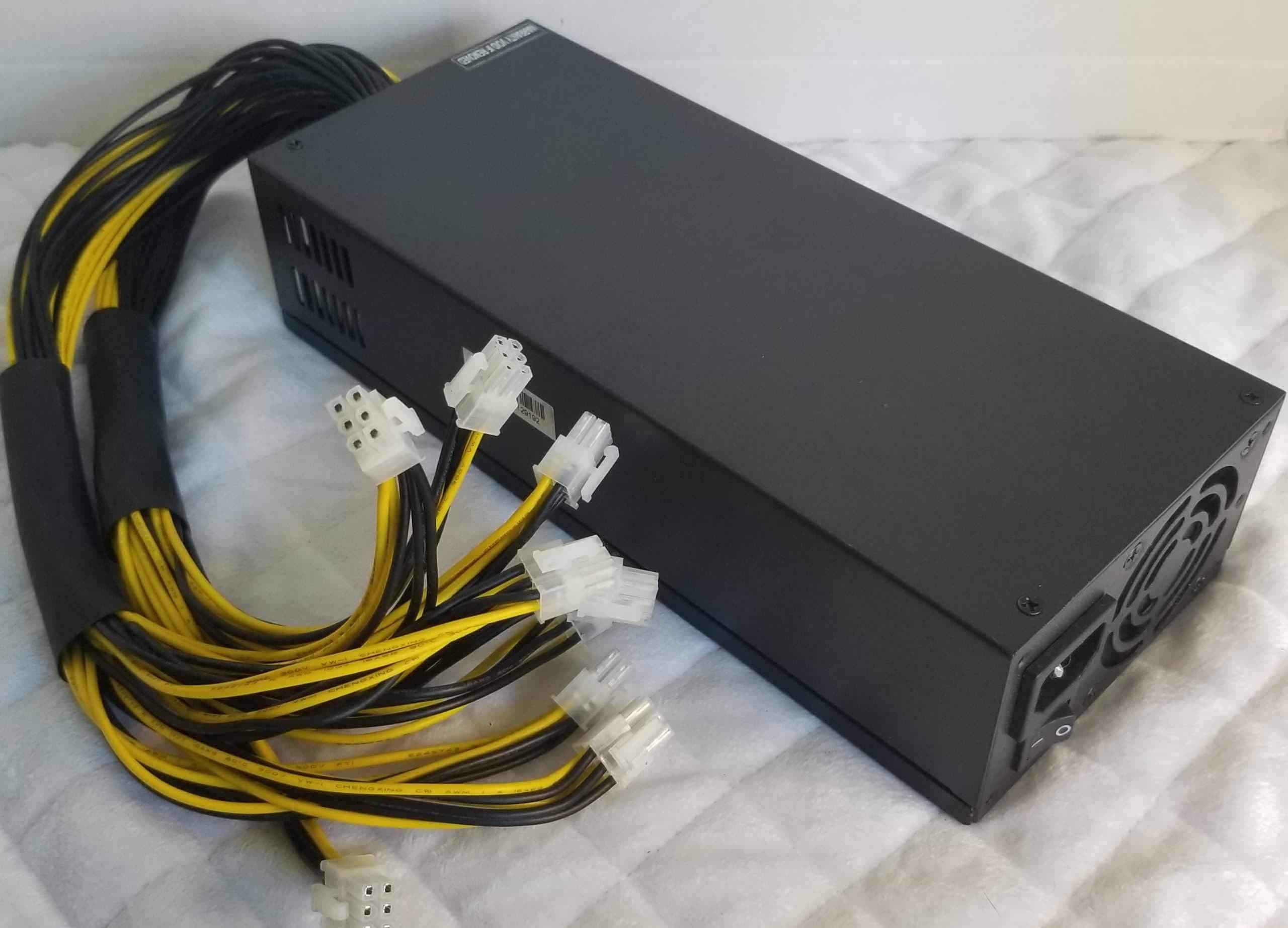 PSU-1600 Power Supply 1600 Watts for Bitmain and Other ASIC or GPU. UL, 80 Plus Gold Certified