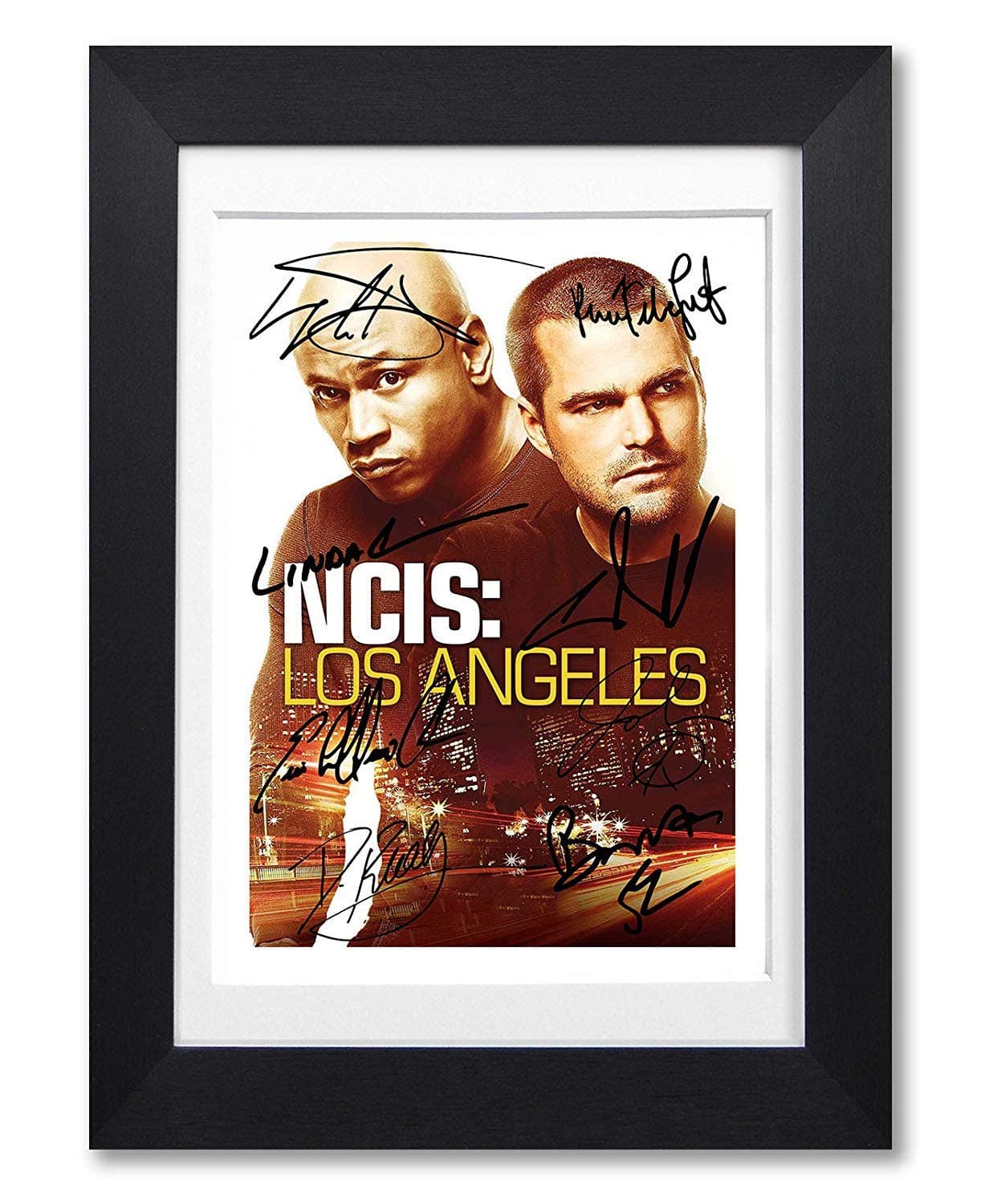 NCIS Los Angeles LA Cast Signed Autograph A4 Poster Photo Print Picture TV Netflix Show Series Season Framed DVD Boxset Memorabilia Gift (A4 POSTER ONLY)