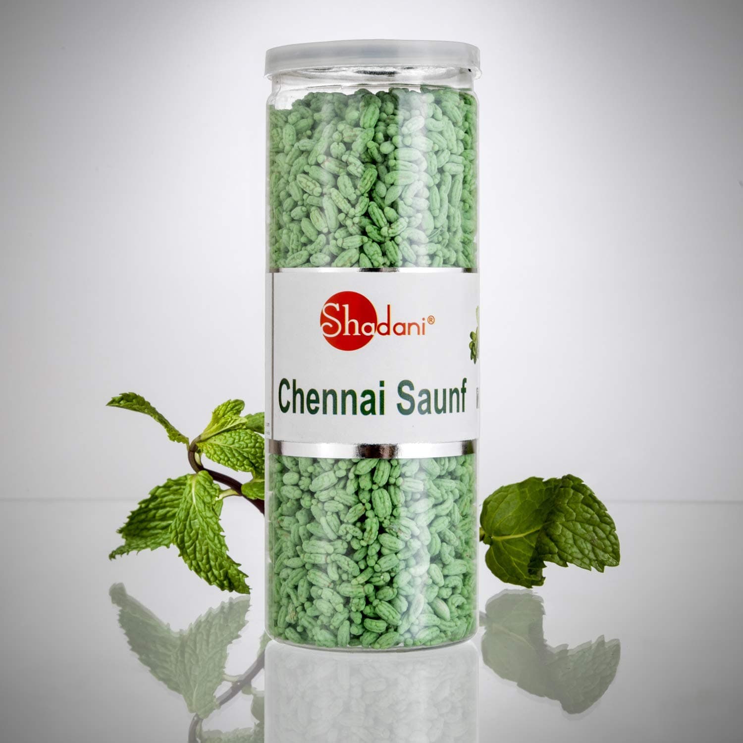 Shadani Chennai Saunf Mukhwas (200g) | Chennai Special Green Sugar Coated Saunf Mouth Freshener | Paan Flavour Fennel with Menthol Freshness
