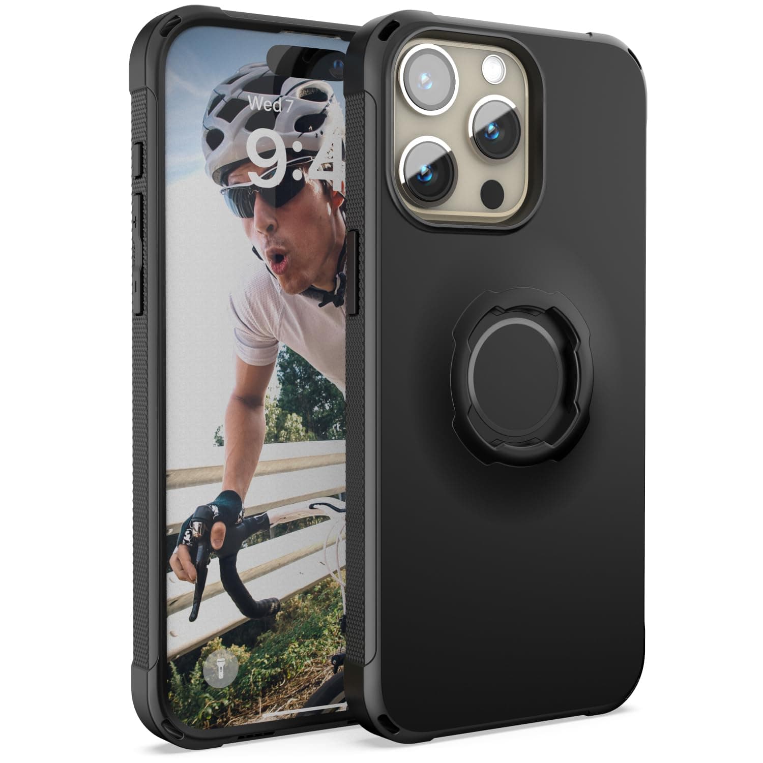 Lock Case for iPhone 15 Pro Max Black