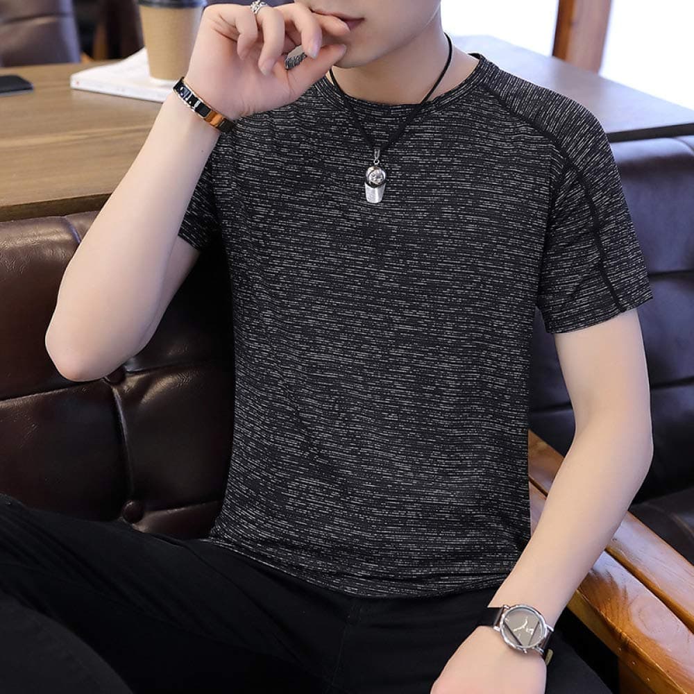 ljradj banxiu Summer round neck casual wild quick-drying short-sleeved t-shirt 3 XXL