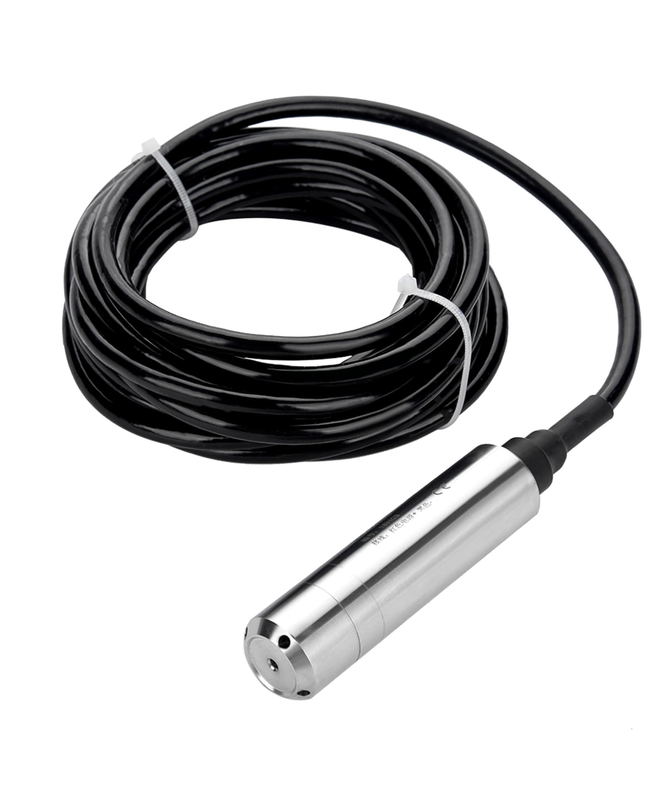 Jectse Level Sensor,Throw-In Type Liquid Level Sensor,Stainless Steel Sensor Probe,with Cable,Anti- and Durable,for Detecting 0-5M Range Liquid Level