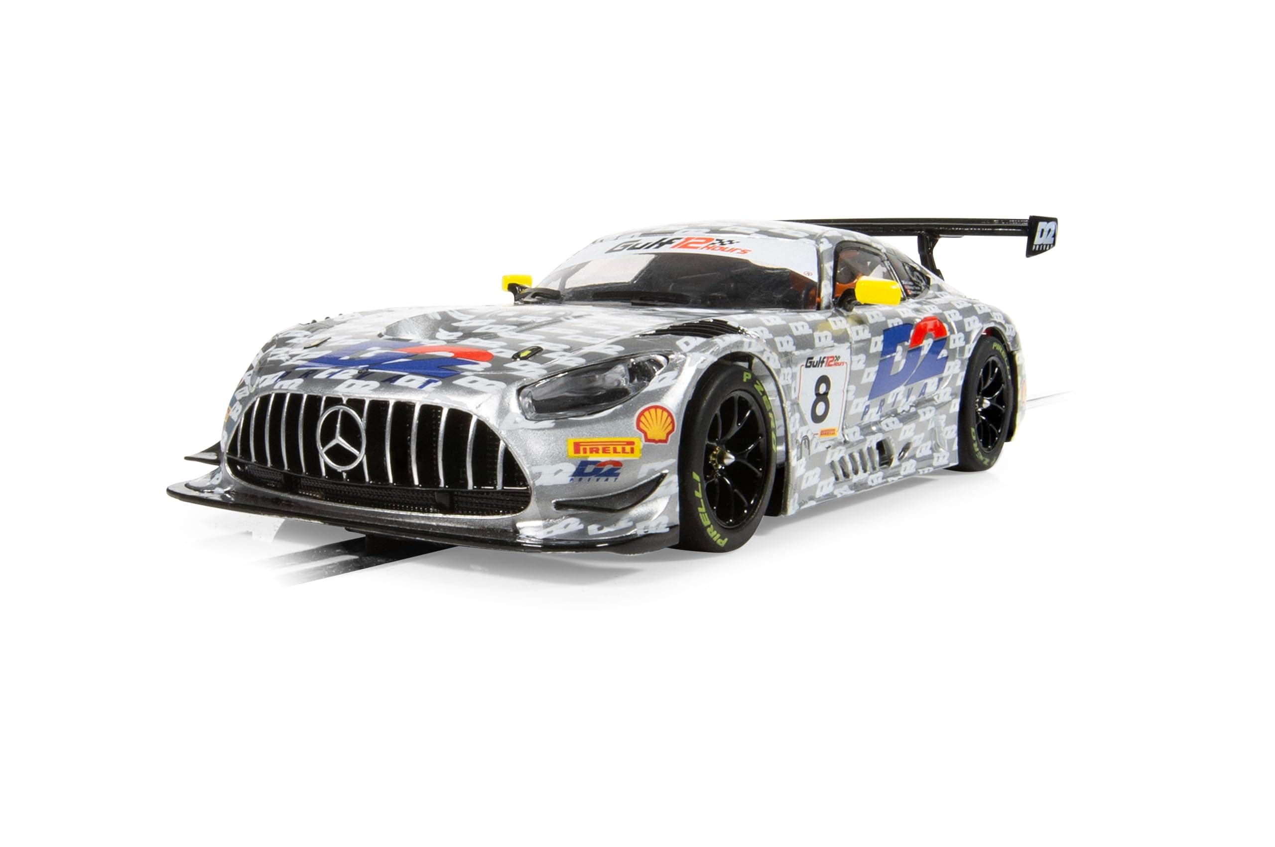 C4496 Mercedes AMG GT3 - RAM Racing - D2, Slot Cars - World Sport Champ/Endurance, Silver