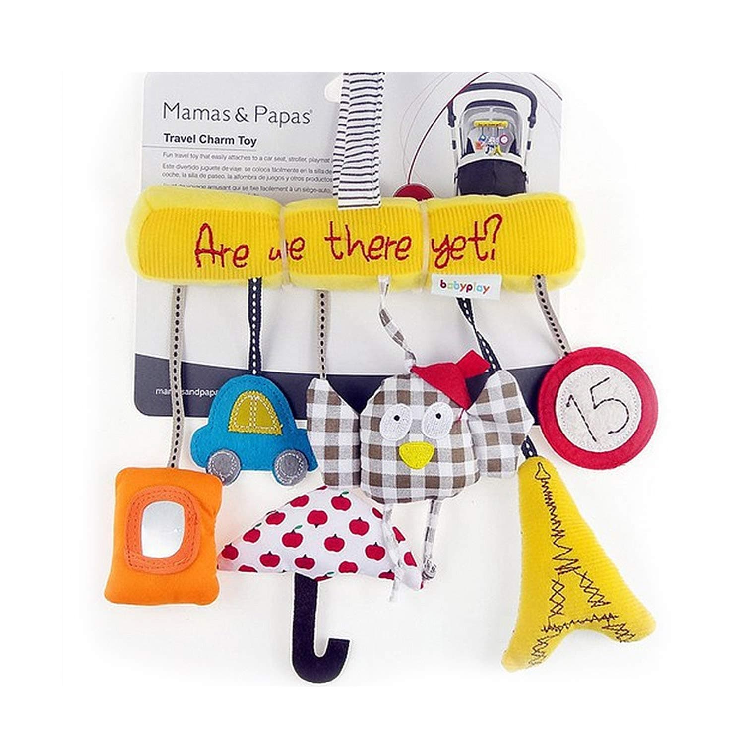 Baby Toys for 0 3 6 to 12 Months Newborn Hanging Soft Plush Spiral Activity Squeaky Animal Toy fits Infant bed Stroller Crib Car Seat with Teether for Boy Girl