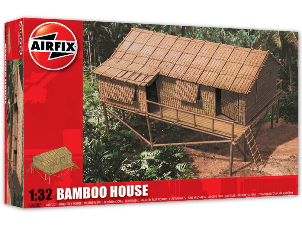 1:32 Scale Bamboo House Modelkit