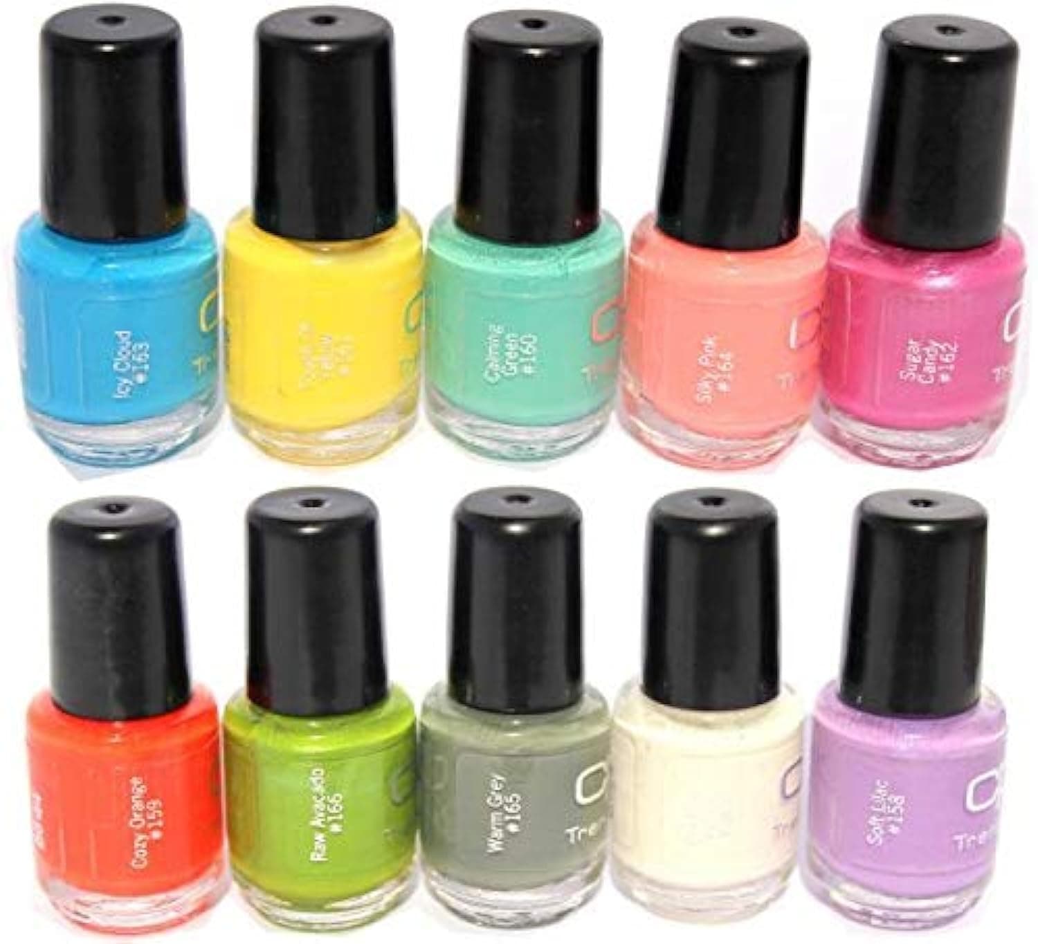 10 pieces nail polish set PASTEL PASSION