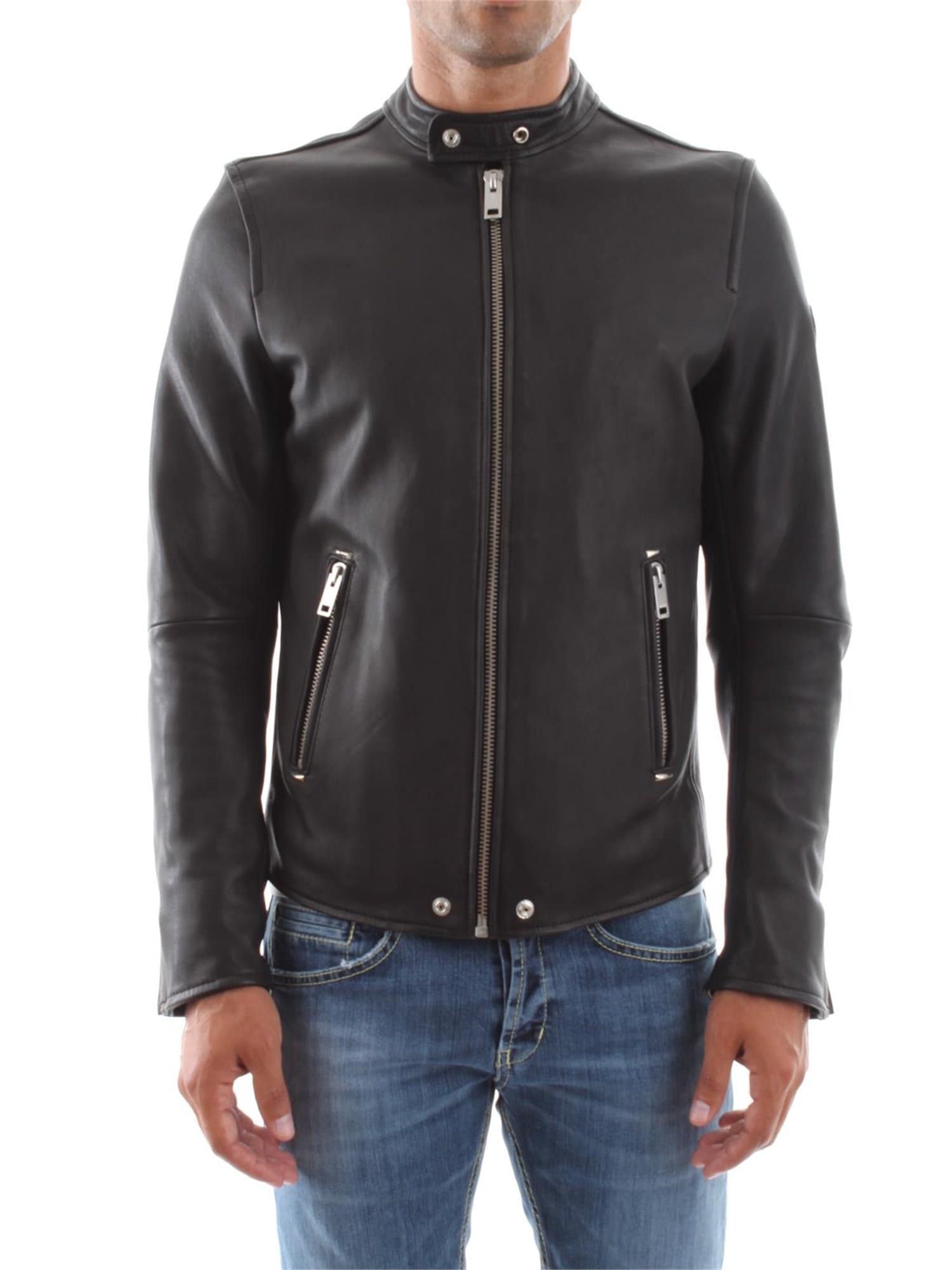 Diesel Men's L-Roshi Leather Jacket