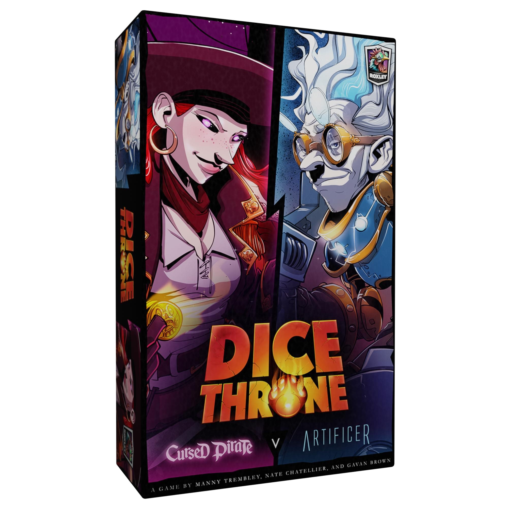 Roxley Games Cursed Pirate Vs Artificer - Dice Throne: Season Two Board Game