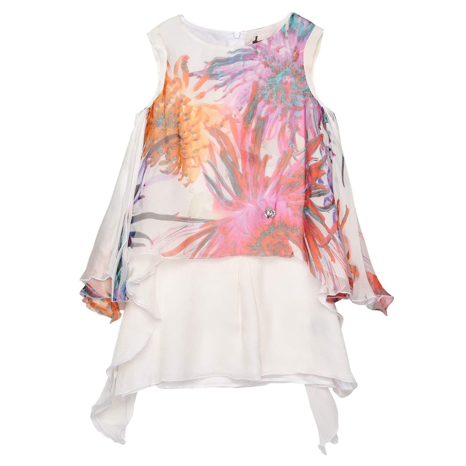 Roberto Cavalli Casual Layered Dress For Girls