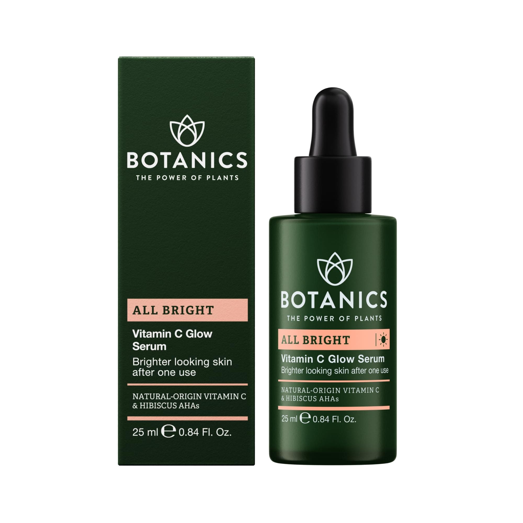 Vitamin C Face Serum - All Bright Glow Serum with Natural-Origin Vitamin C - Encourage Brighter, More Even-Looking Skin - Vegan & Cruelty-Free Skin Care - Pair with Sunscreen (1 Fl Oz)