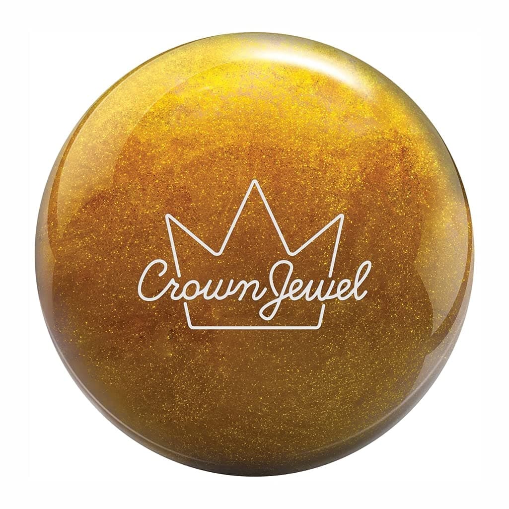 Brunswick Crown Jewel PRE-DRILLED Bowling Ball - Gold Sparkle 10lbs