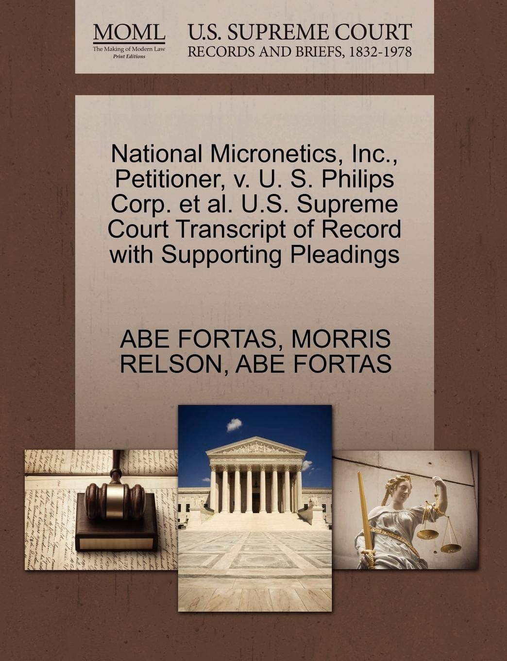 National Micronetics, Inc., Petitioner, v. U. S. Philips Corp. et al. U.S. Supreme Court Transcript of Record with Supporting Pleadings