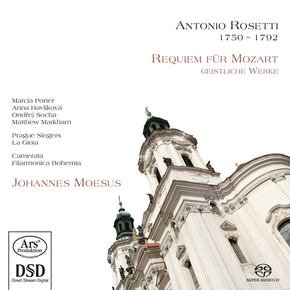 Antonio Rosetti: A Requiem for Mozart/Sacred Works