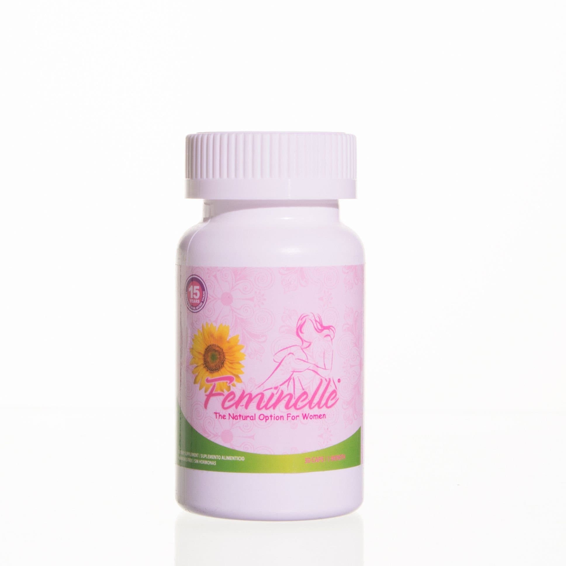 FEMINELLE (60 capsules) 2 month supply Natural Menopause Relief