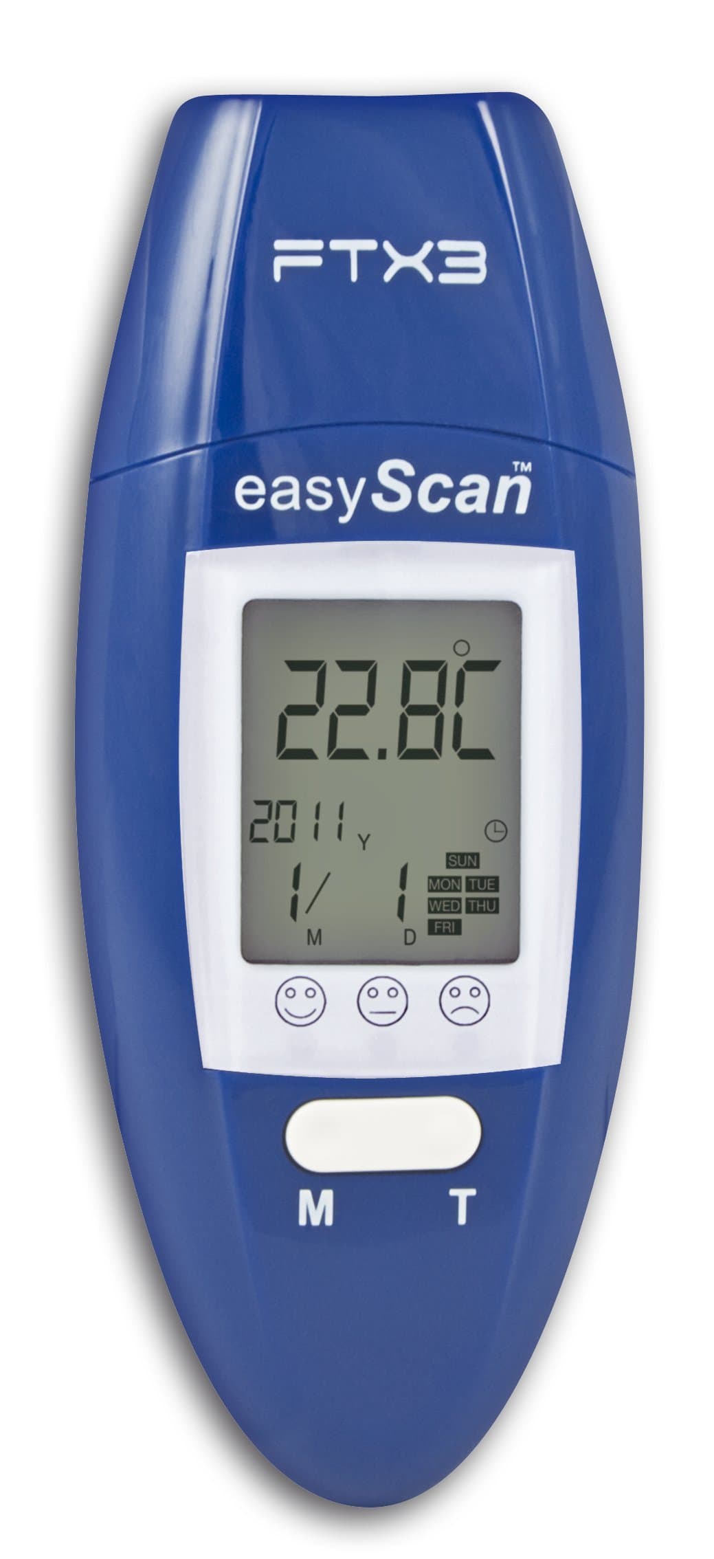 Easyscan Ear and Forehead Thermometer 6-in-1 Ftx3 (Blue)