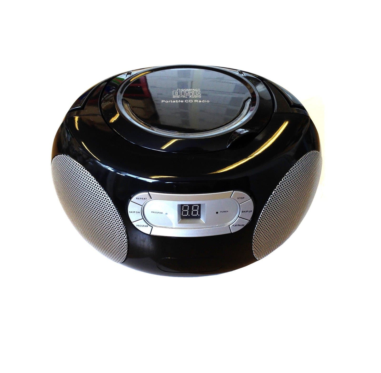 SAINSBURY Black Portable CD Player AM/FM Radio Boombox