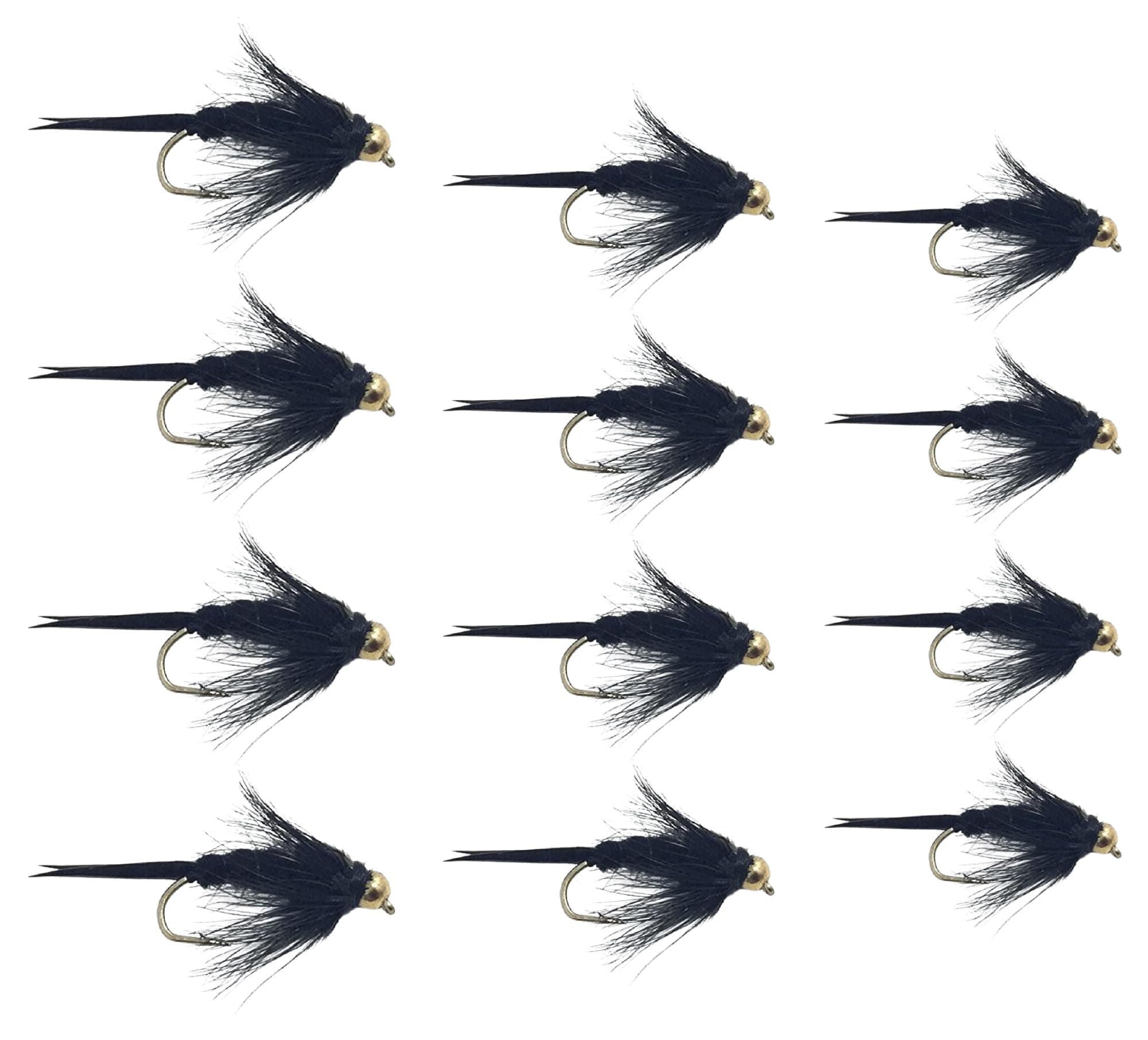 - Feeder Creek Fly Fishing Flies | Bead Head and Regular Stonefly Nymphs | 12pc Wet Lures | Trout and Bass Flies | Fly Fishing Assortment