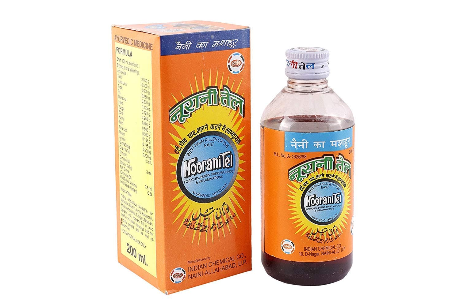 INDIAN CHEMICAL COMPANY Noorani Tel 200 ml
