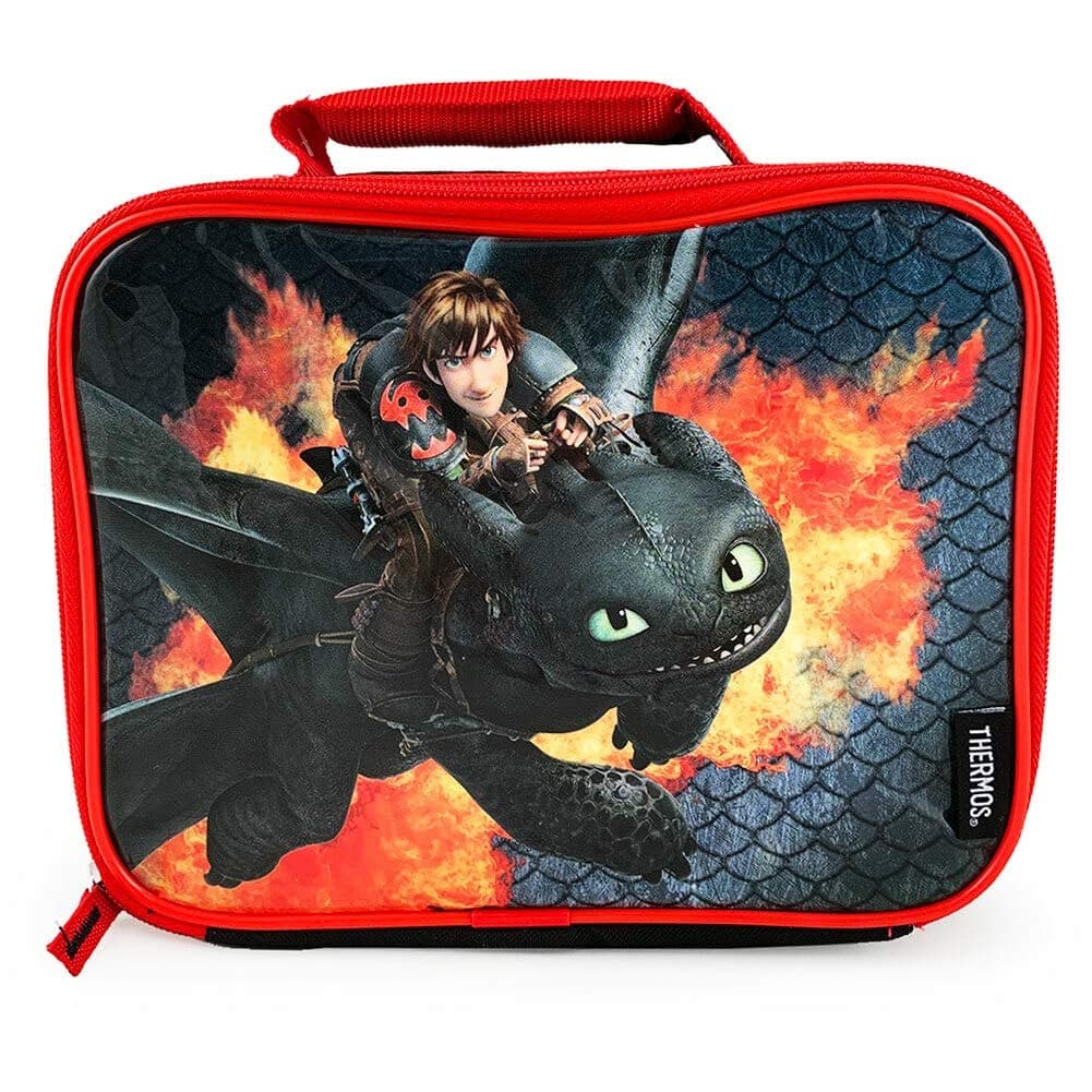 Natpure 11, Thermos Train Your Dragon 2 Lunch Box, Multicolor