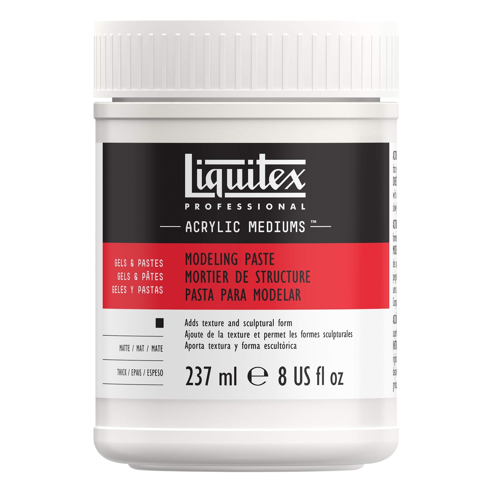 Liquitex Professional Modeling Paste Medium, 237 ml,White