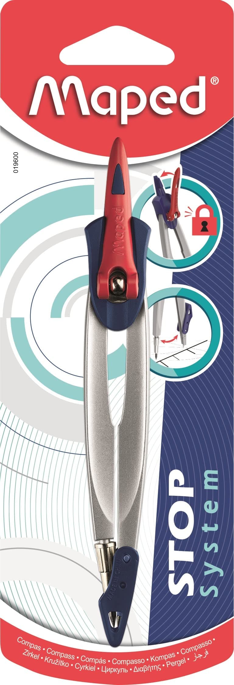 Maped Stop System Compass, Gray (019600)