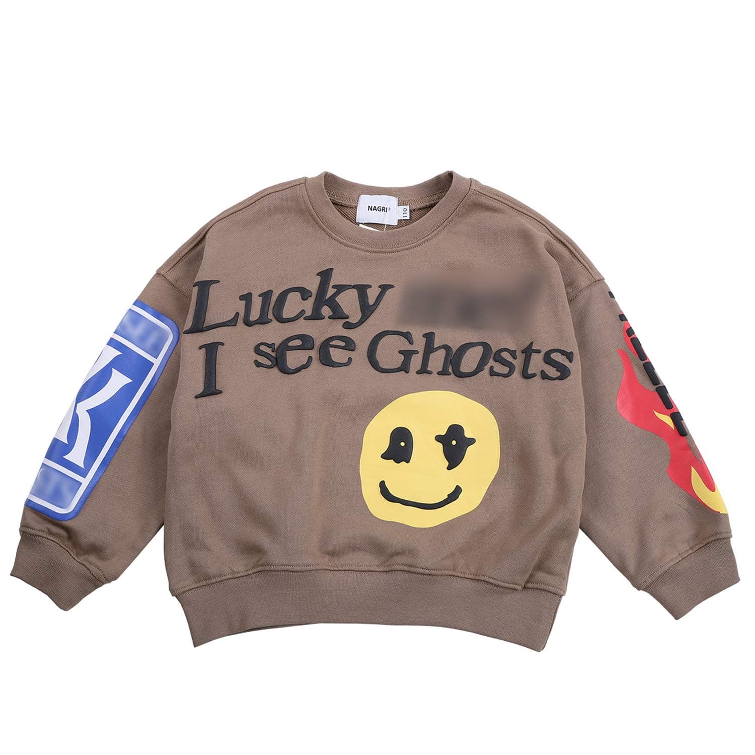Keruimeihao666 Kanye Lucky Me I See Ghosts Crewneck Sweatshirts Kids Boys Hip Hop Pullover Hoodies