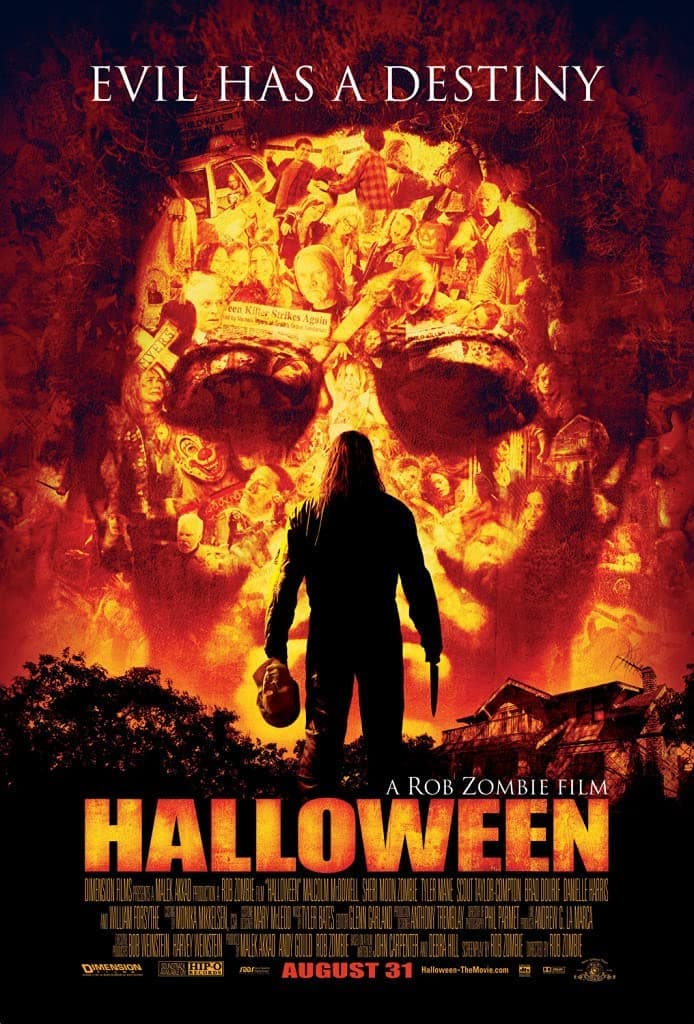 Halloween (2007) Rob Zombie Michael Myers Scary Horror Movie Poster Print Wall Art Print, 11x17 (28x43cm), 11 x 17 Inch