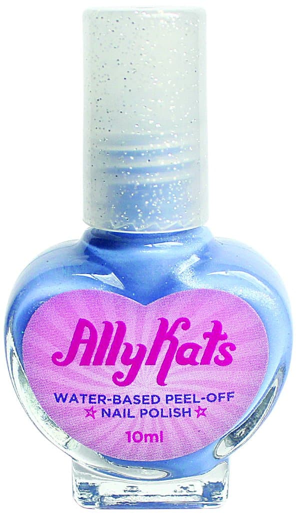 Water-Based Sparkly Peel-Off Nail Polish, Lavender, o.338 Ounce