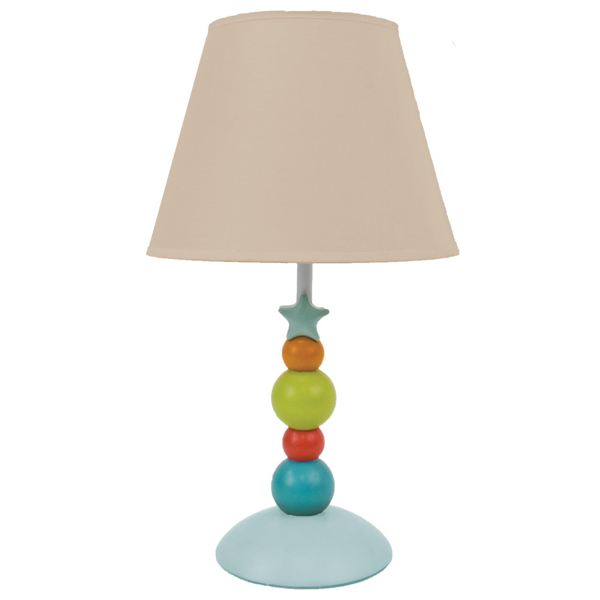 Baby Nursery Lamp Base and Shade, My 123's