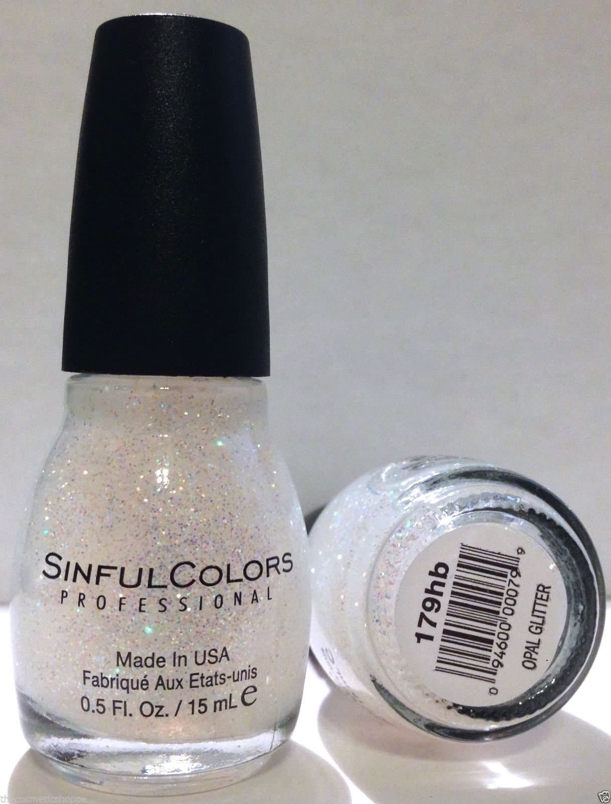 Sinful Colors Professional Nail Polish 79 Opal Glitter, 1 Bottle