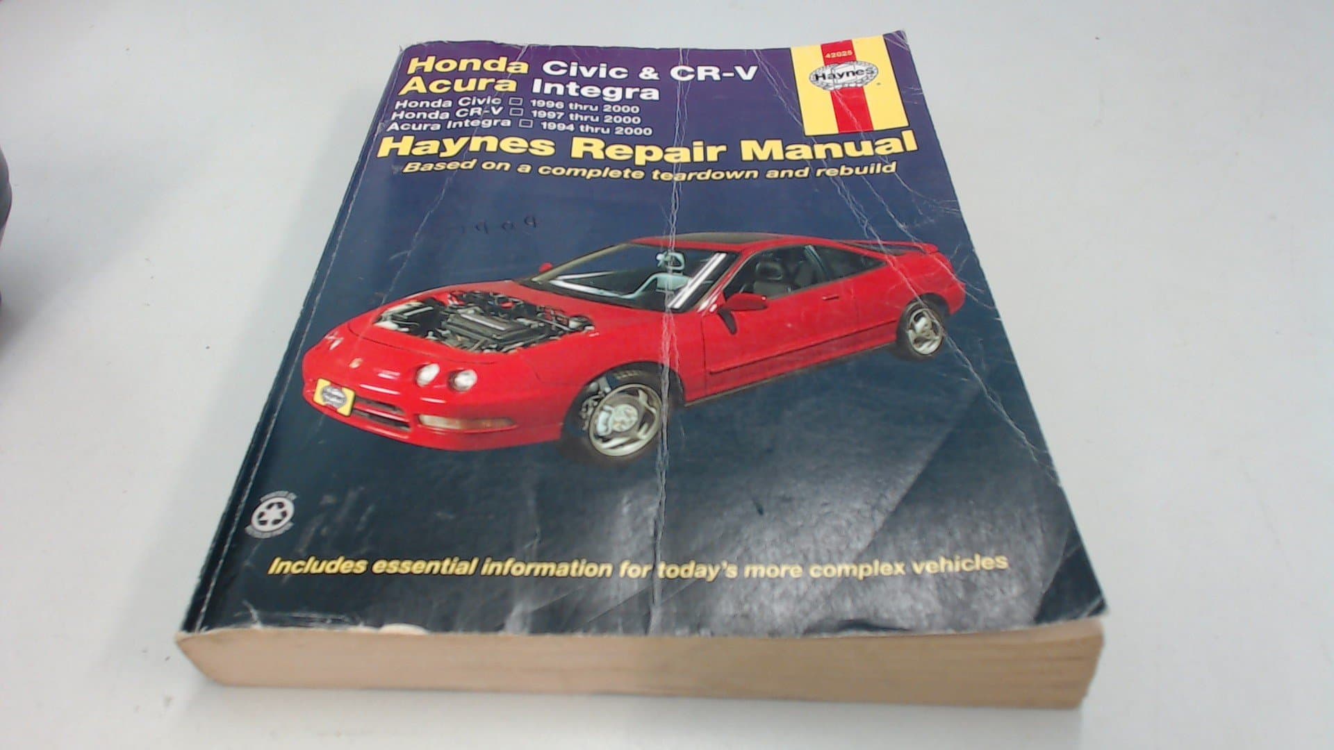 Honda Civic 1996-2000, Honda CR-V 1997-2000 & Acura Integra 1994-2000 (Haynes Automotive Repair Manual)
