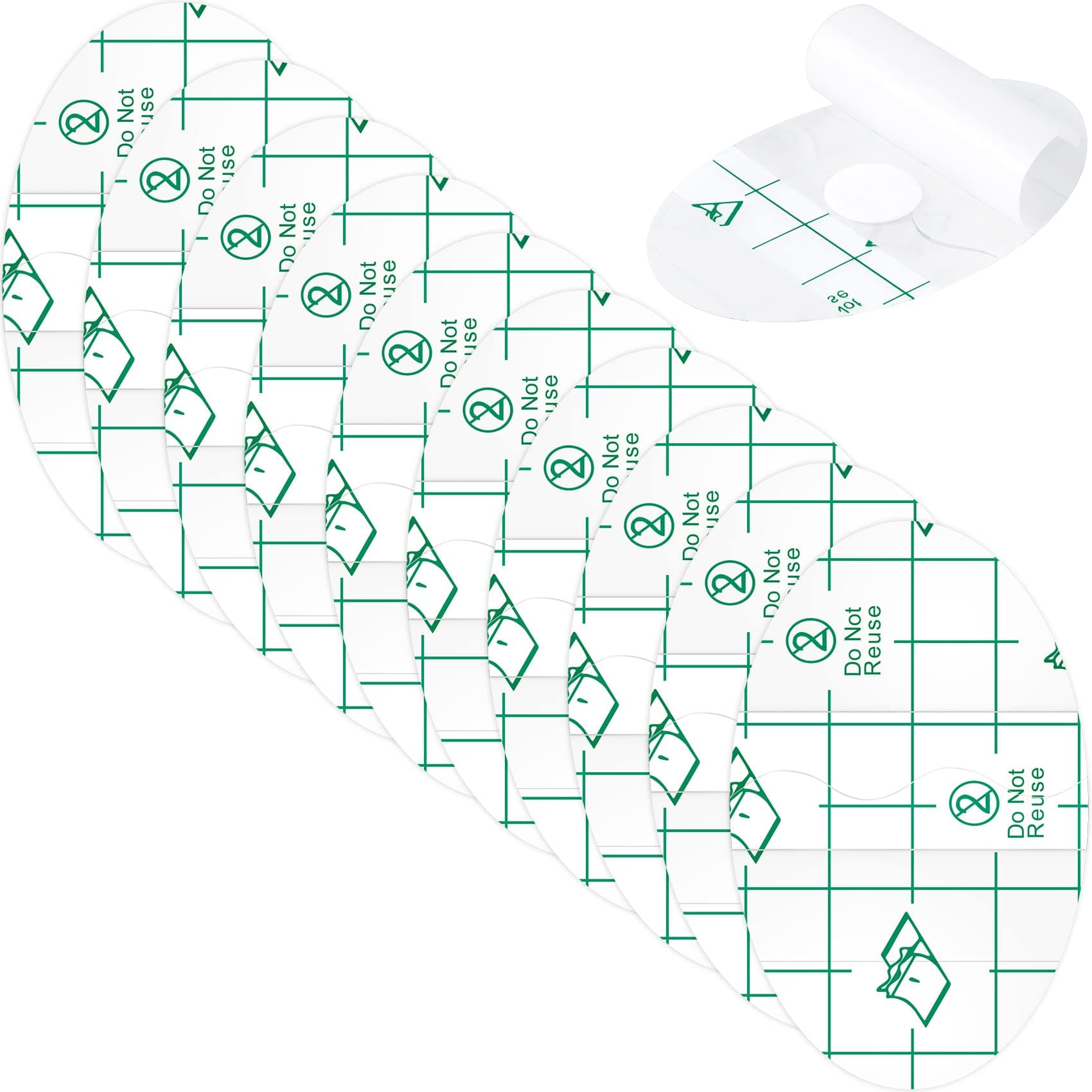 ANCIRS 100pcs Disposable Waterproof Ear Protectors for Bath, Soft Cotton Ear Covers for Ear Protection from Water, Clear Ear Plugs Tape for Shower Swimming Surfing Water Sports Playing