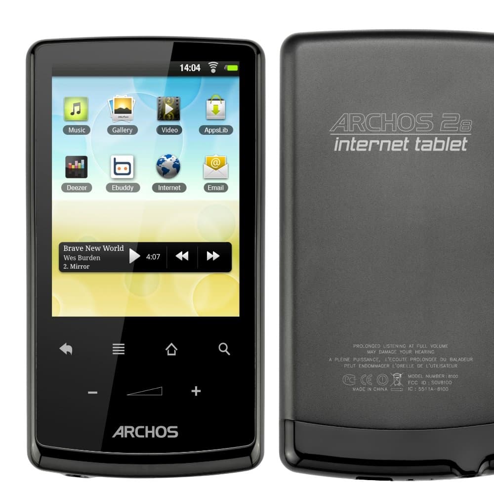 Archos 28 4 GB Internet Tablet (Black)