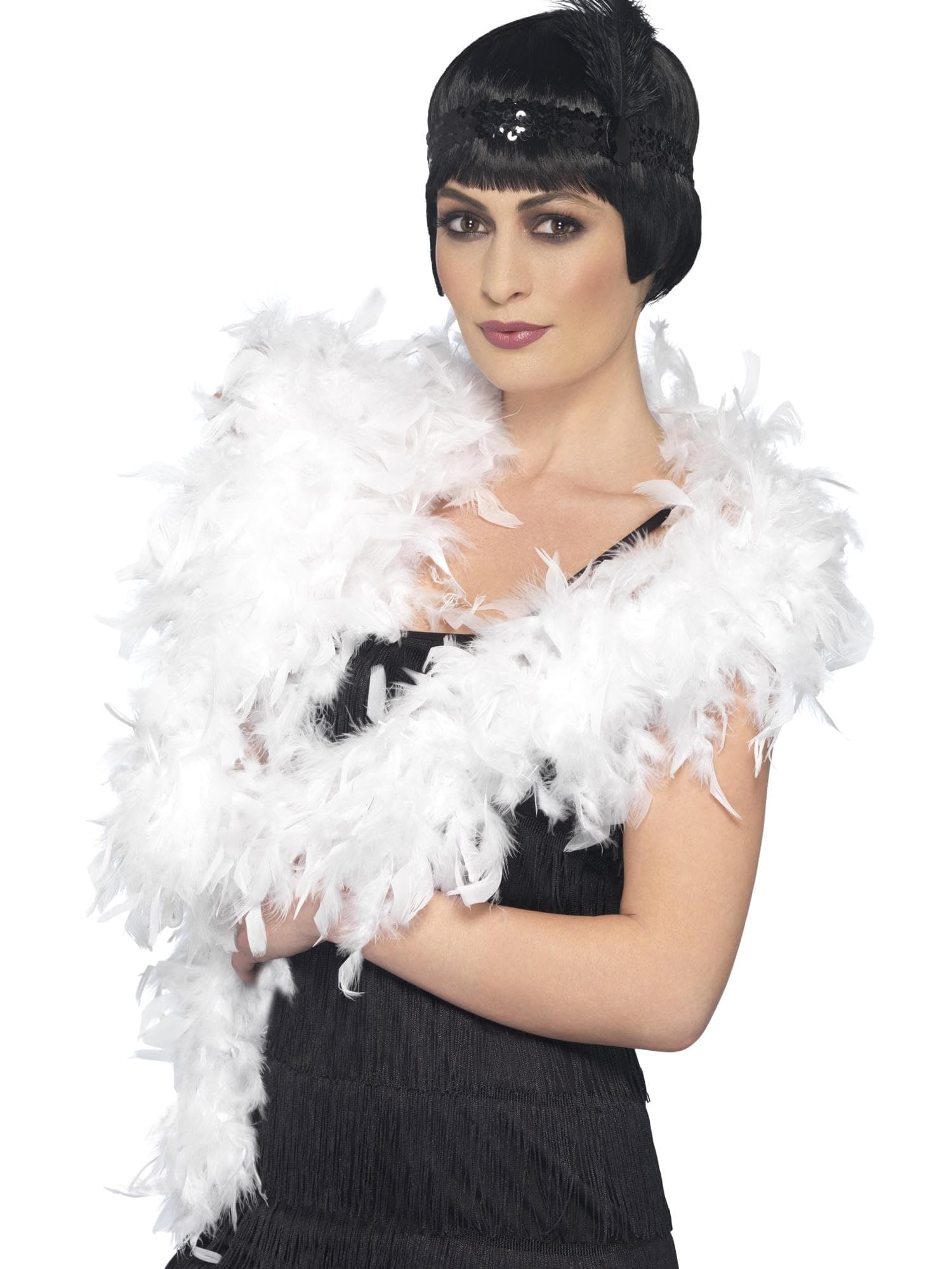 Fever Women's Deluxe Boa Feather 180Cm 80G On Display Card