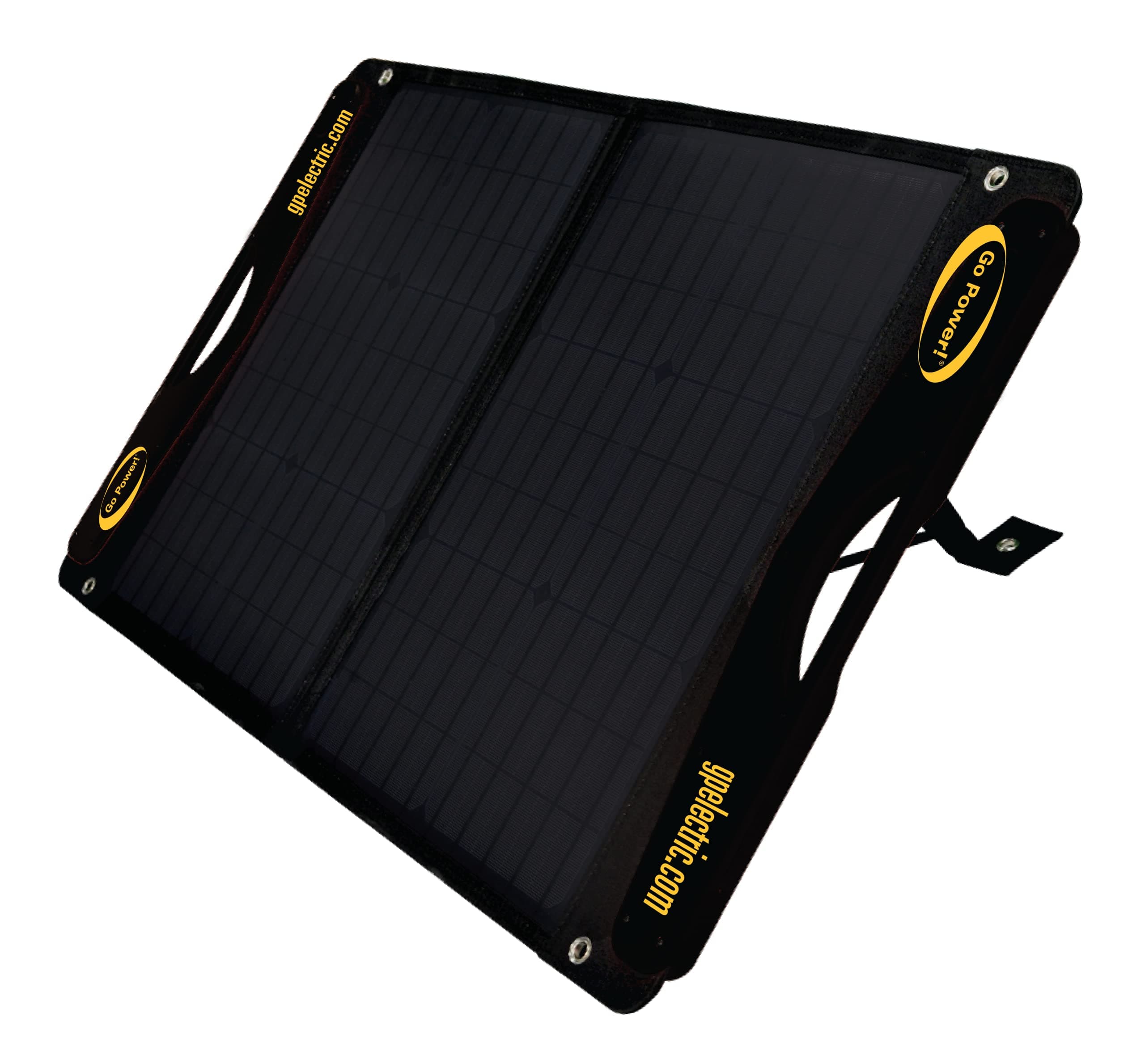 Go Power DuraLite-E 100-Watt Expansion Solar Panel - Built-in USB Charging, 12' Cable, Lightweight 10 lbs, Solar Panel for Camping, Tent Trailers, Camper Vans, RVs
