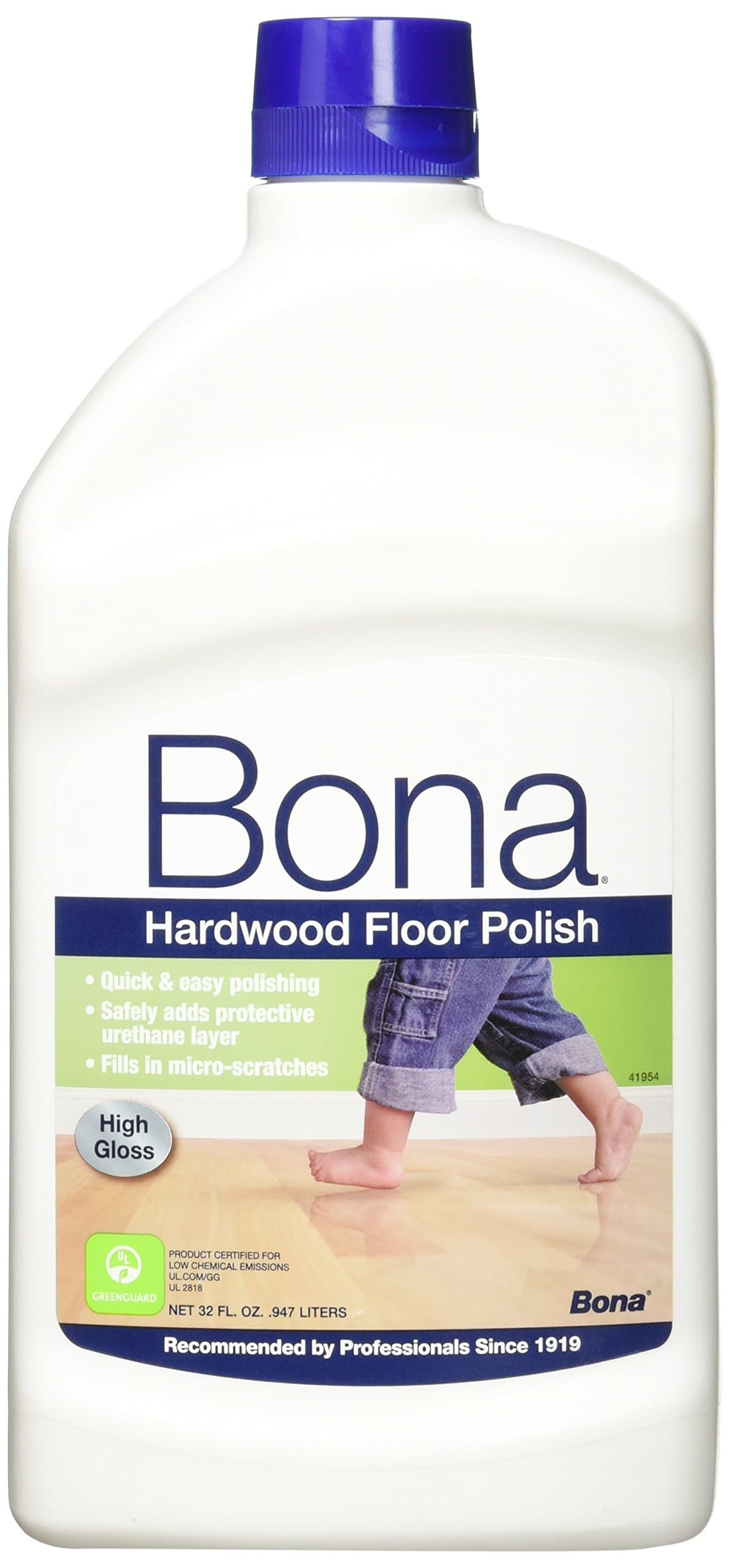 Bona Hardwood Floor Polish- High Gloss- Value Pack of 64 Ounces