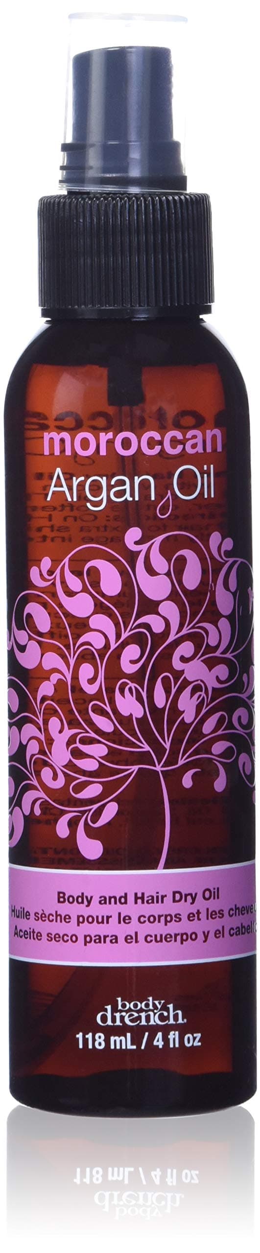 Exotic Moroccan Argan Oil Body and Hair Dry Oil, 4 Ounce