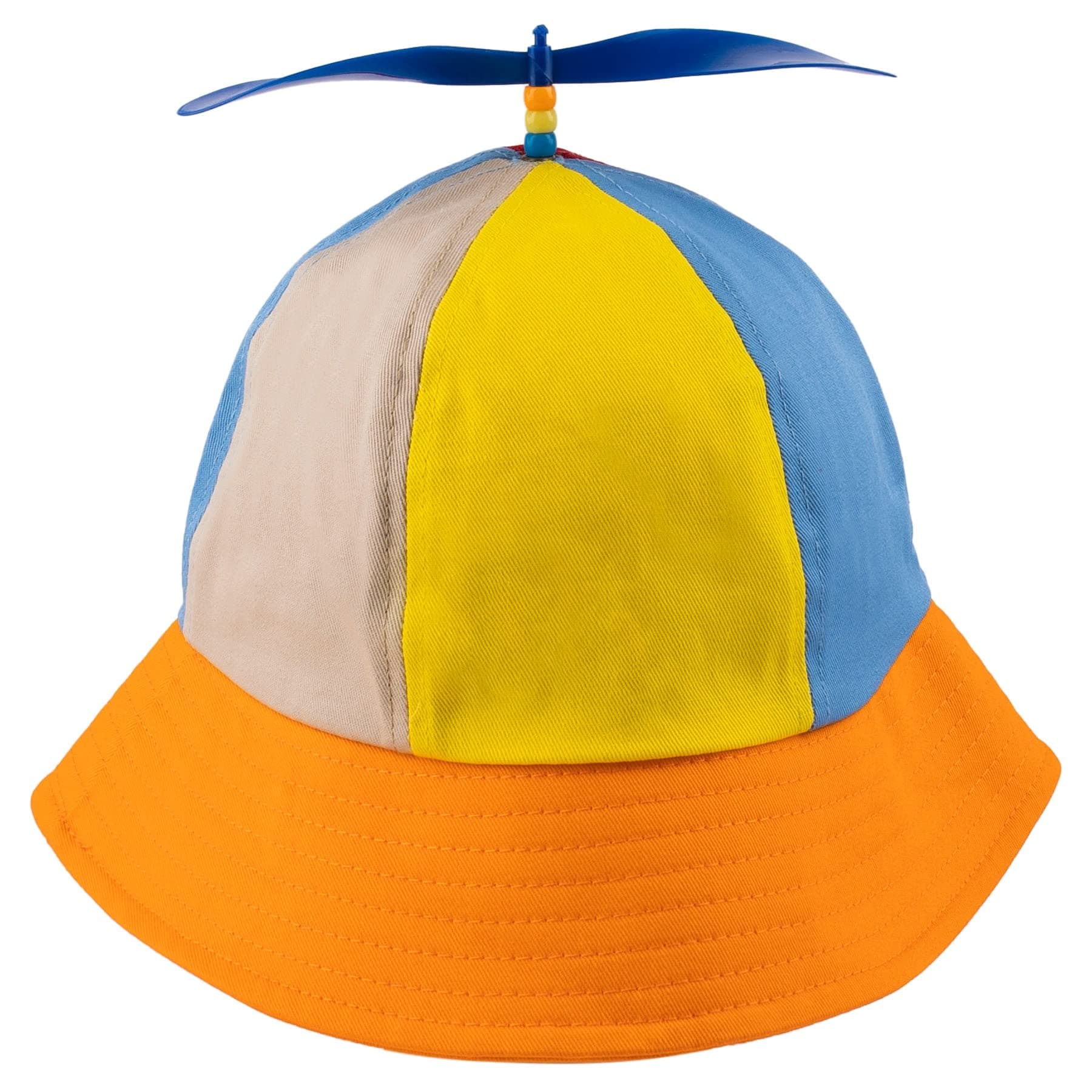 Funny Adult Propeller Hat Fisherman Hats Baseball Cap with Propeller Rainbow