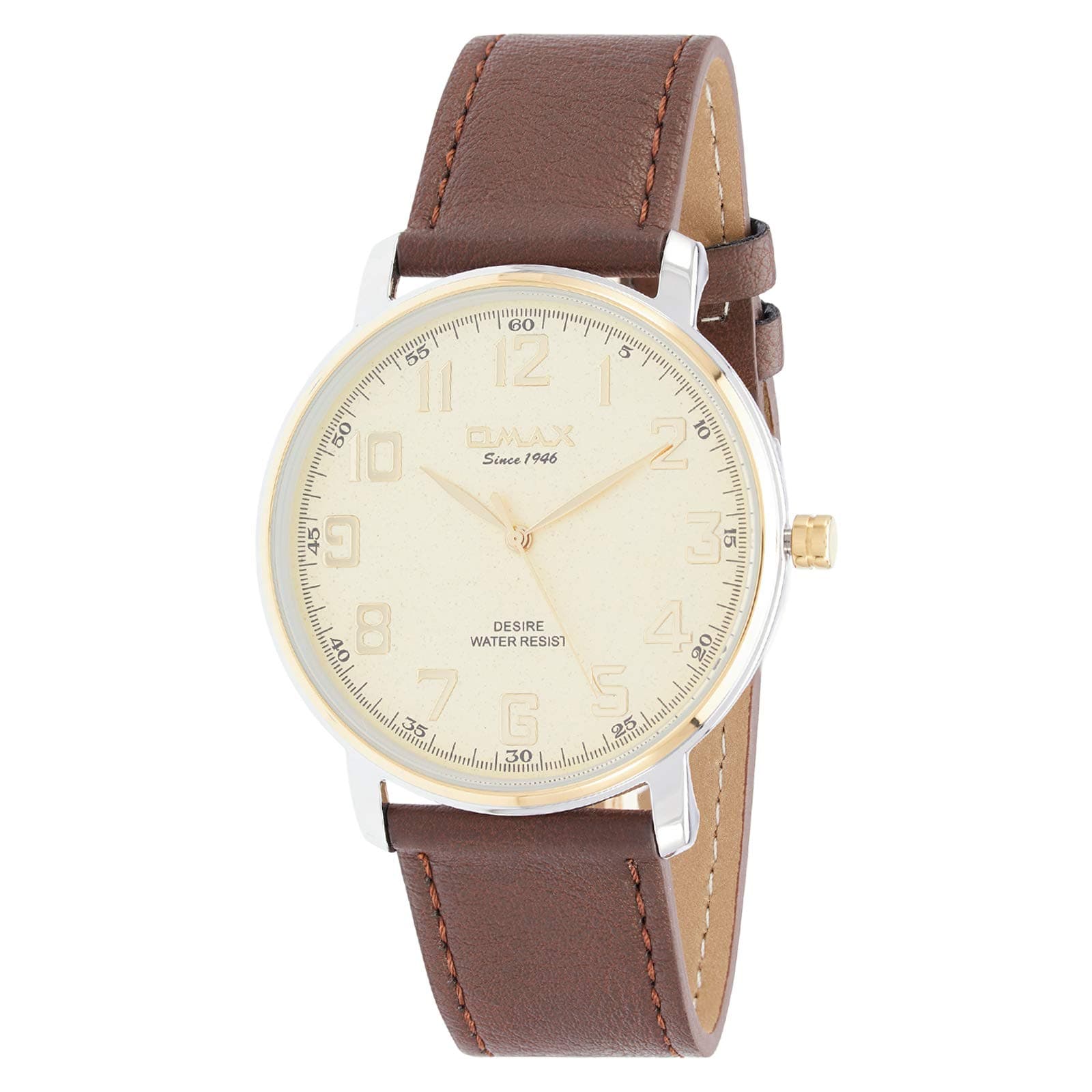 Casual Watch for Men with Brown Band & Blue Dial - DX21T15A