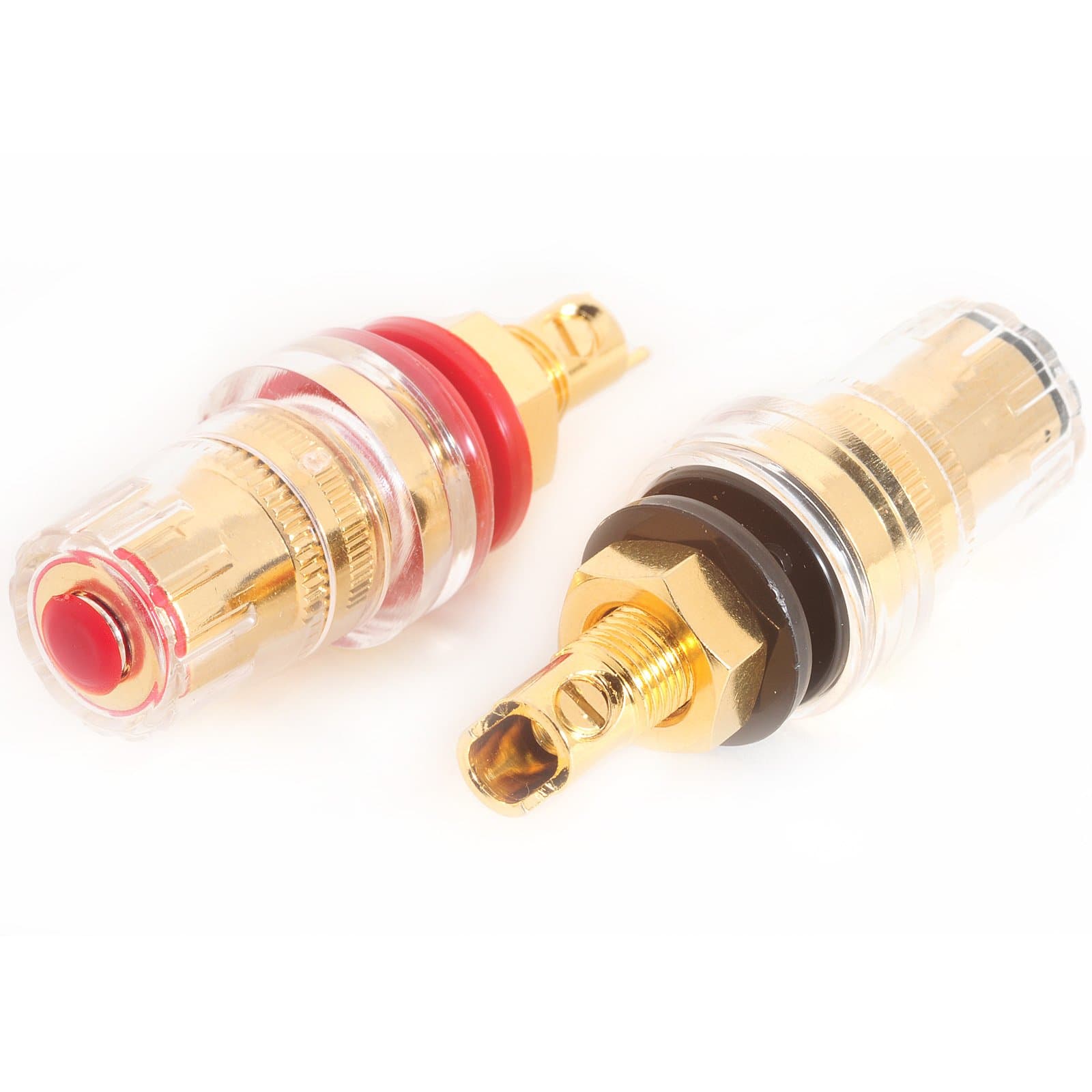 4 Insulated Binding Posts - 4mm Speaker Chassis Mount Socket Connector BINPOS03