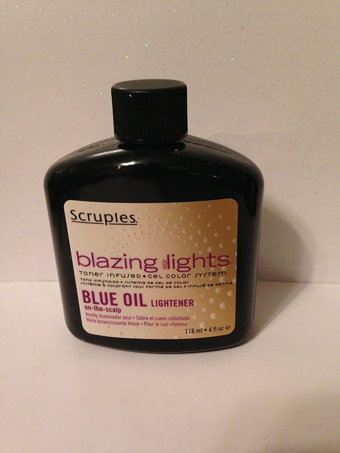 SCRUPLES BLAZING LIGHTS TONER INFUSED GEL COLOR SYSTEM BLUE OIL LIGHTENER SCALP - 4oz