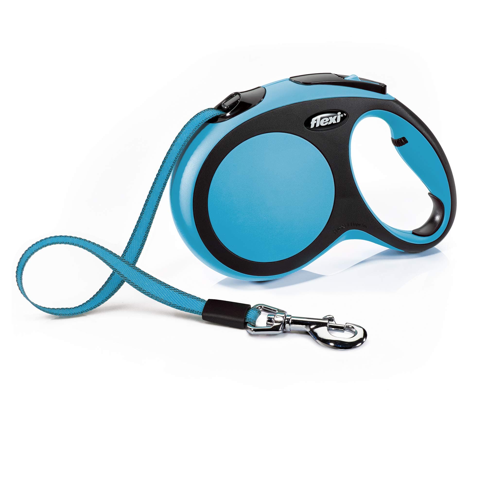 FLEXINew Comfort Retractable Tape Lead, Large, 8 M, Blue