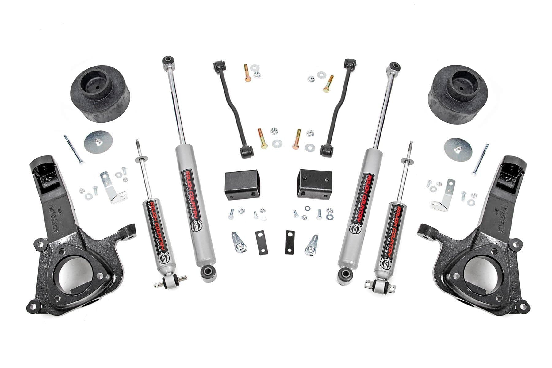 Rough Country 4" Lift Kit w/ N3 Shocks for 2009-2018 Ram 1500 2WD - 30730