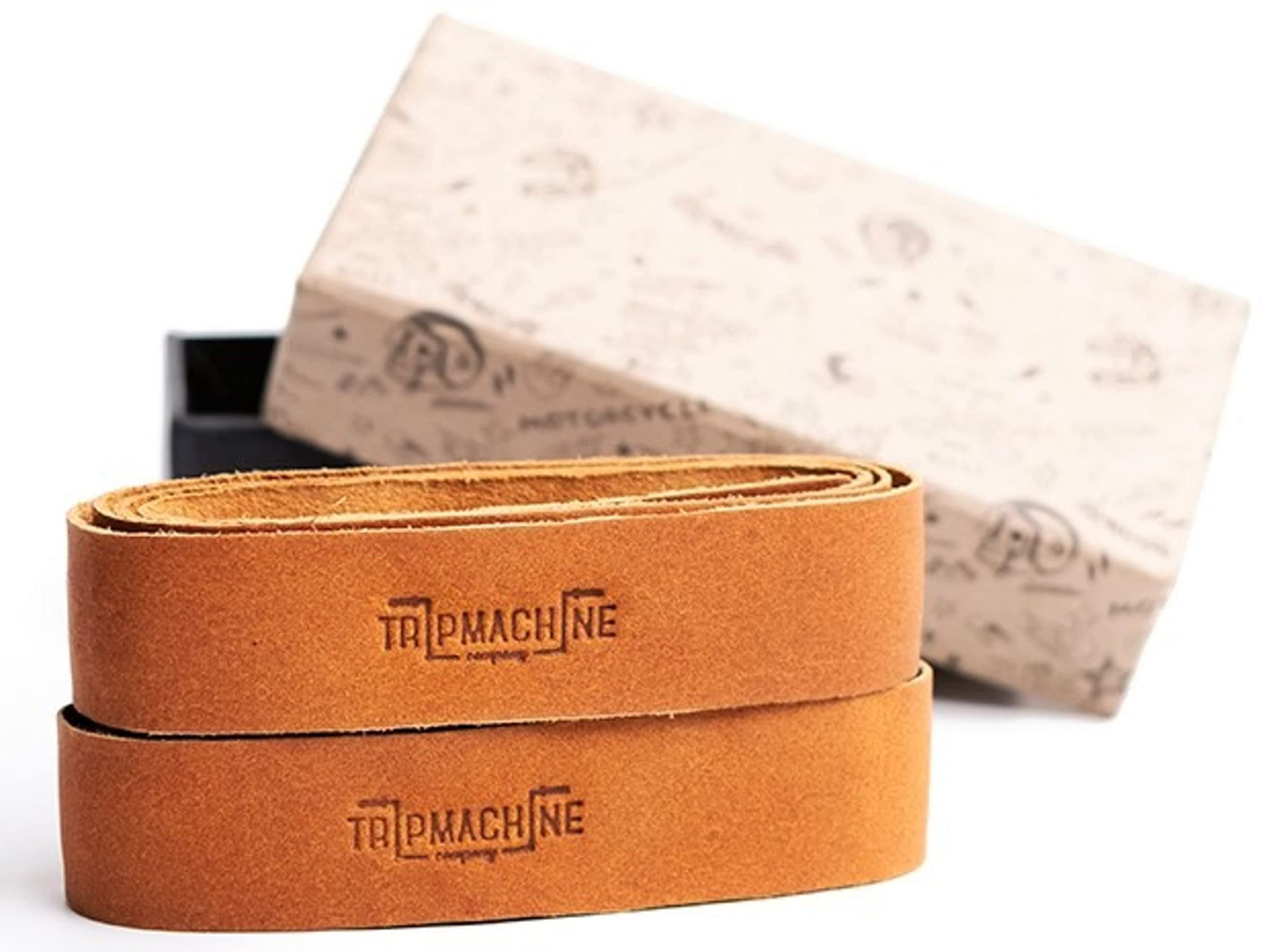 Leather Motorcycle Grips Wrap