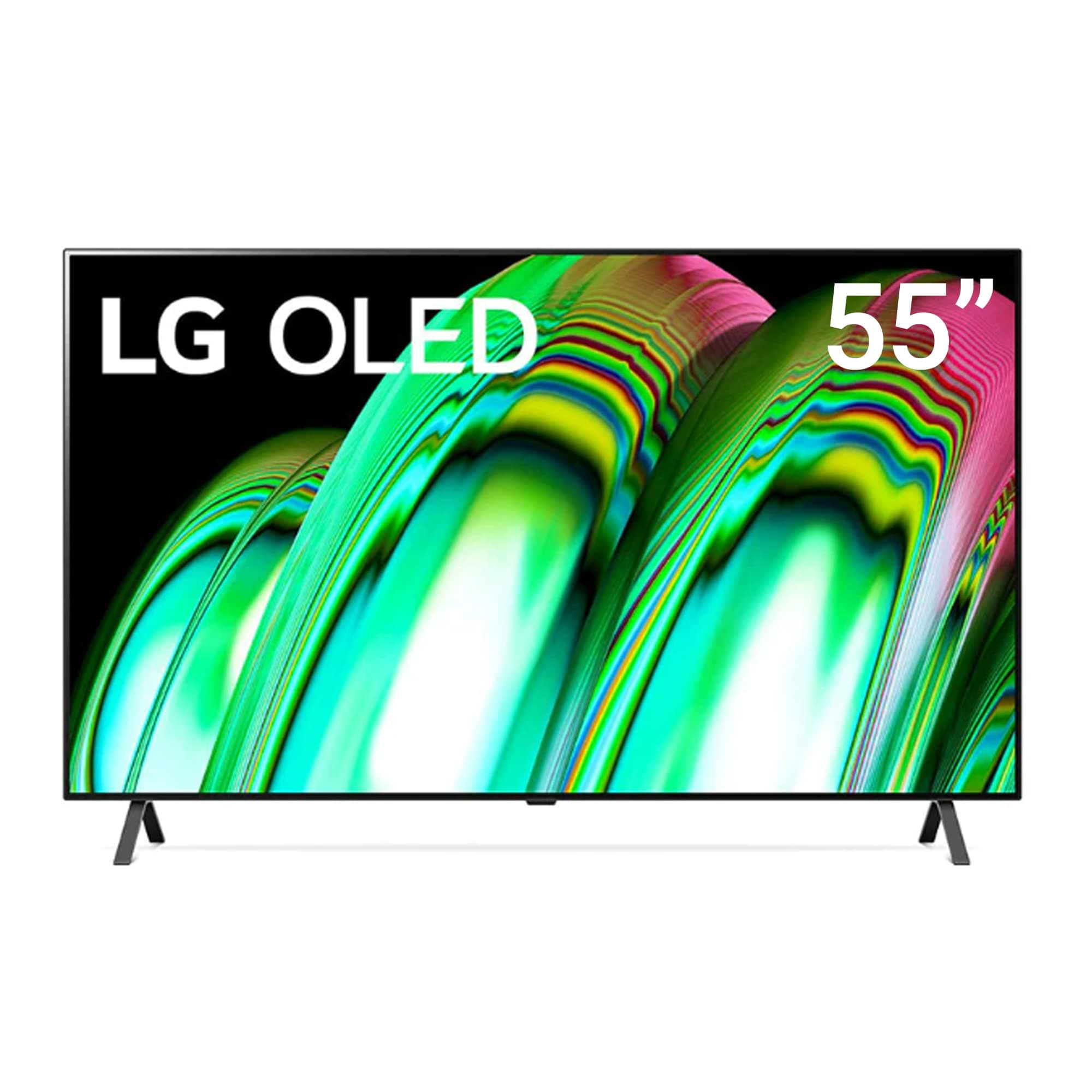 LG OLED TV 55 Inch A2 Series, Cinema Screen Design 4K Cinema HDR WebOS Smart AI ThinQ Pixel Dimming - 1 Year Warranty