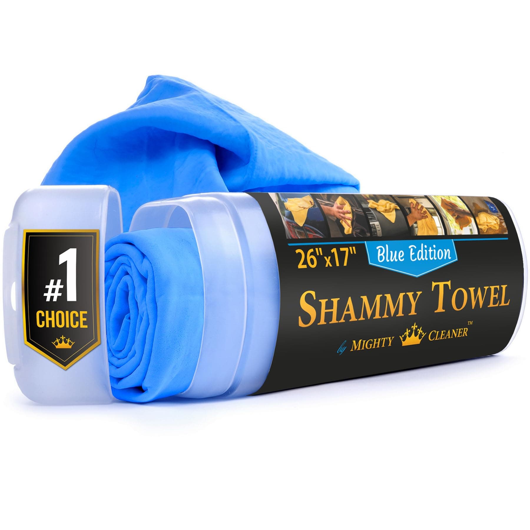 Absorber Shammy Cloth Chamois Towel - Car Synthetic Leather For Home Cleaning Pva Drying Best Wash =