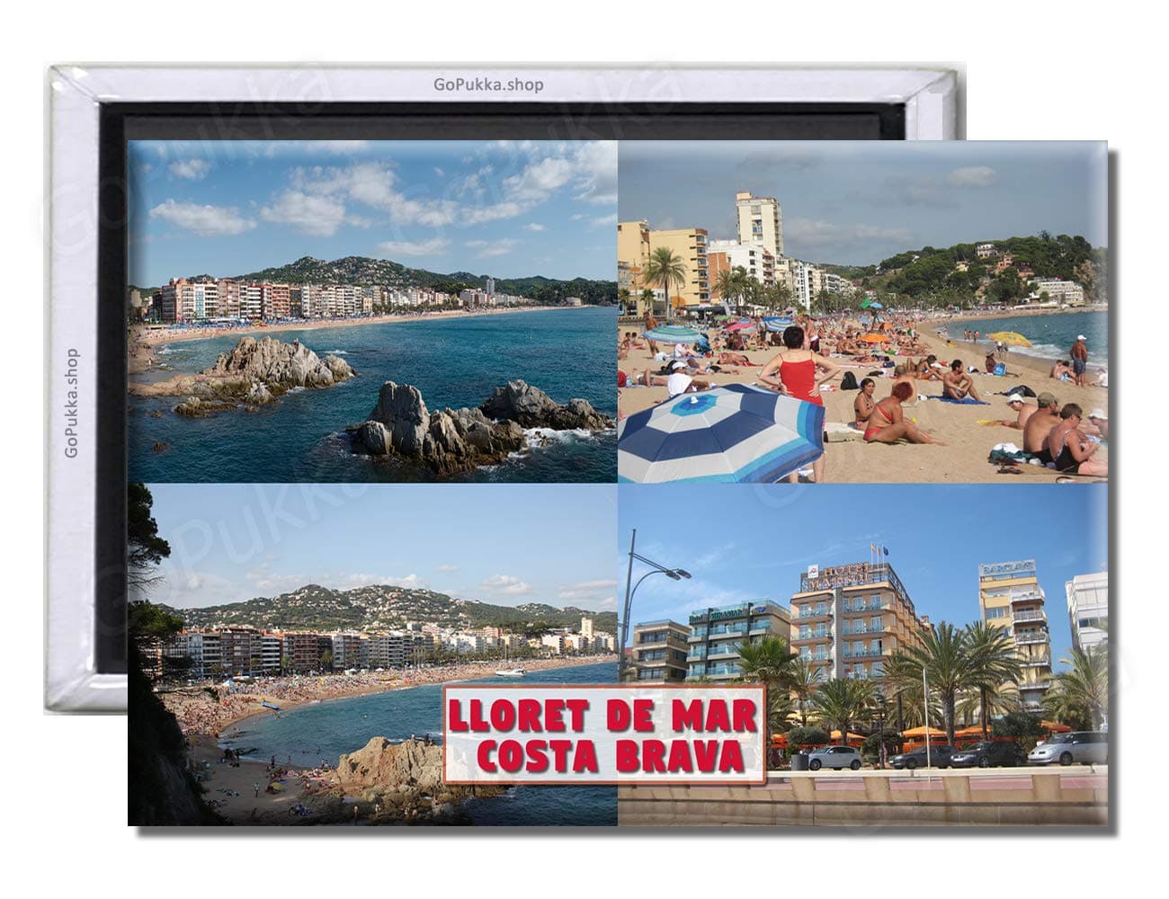 GoPukka Lloret De Mar Costa Brava Spain - Souvenir Fridge Magnet (Standard: 70x45mm)