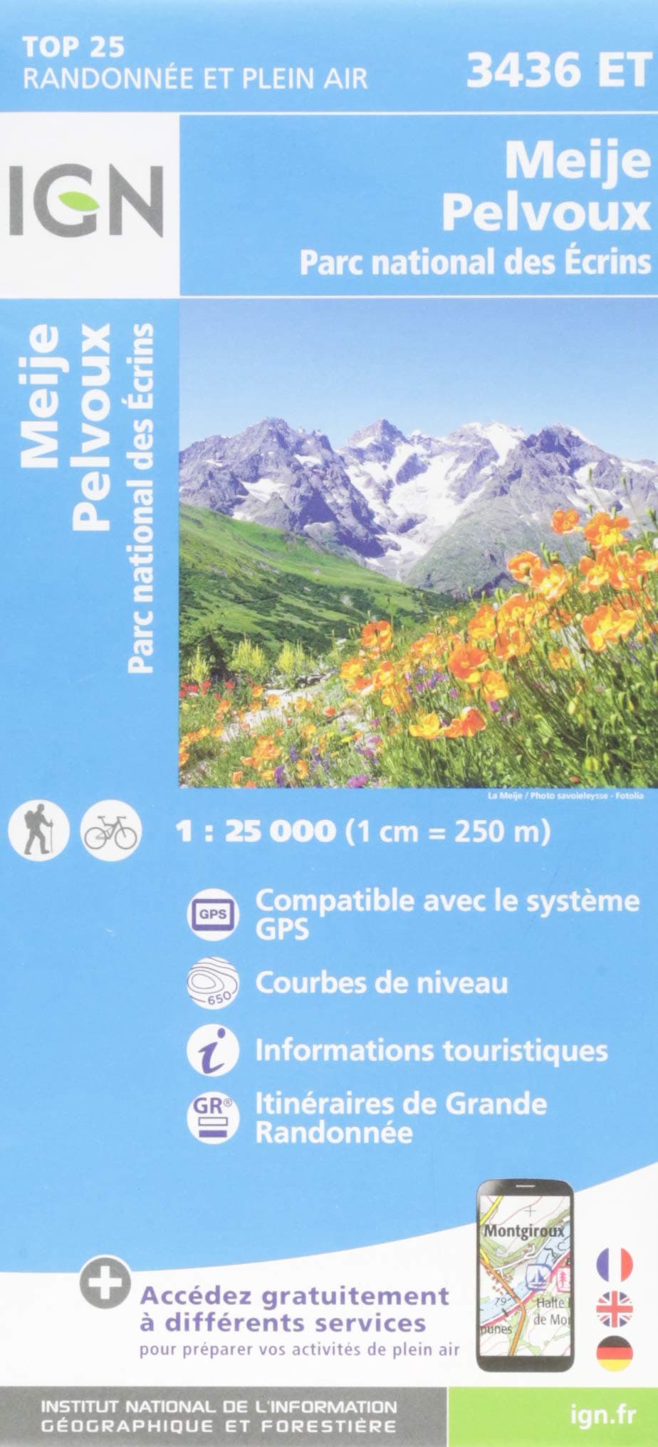 3436ET MEIJE, PELVOUX PN DES ECRINS / RECTO (French Edition)