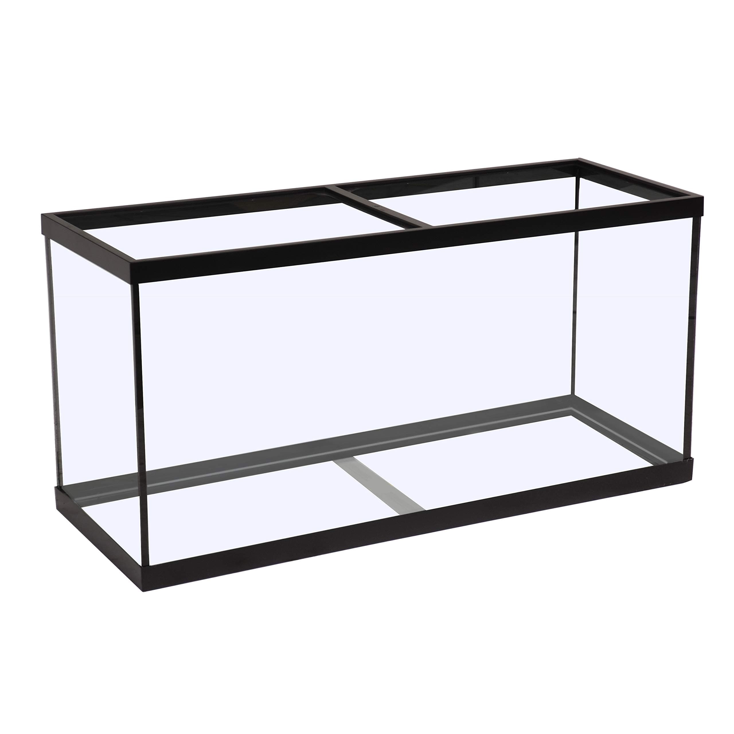 Glass Aquarium 55 Gallons, Rectangular Fish Tank (NV52018)